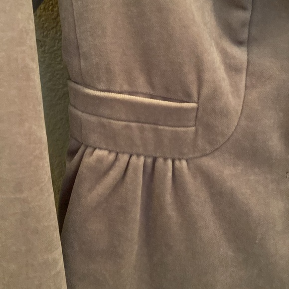 Size 4 J. Crew gray velvet blazer - Picture 5 of 6